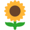 Sunflower emoji on Mozilla